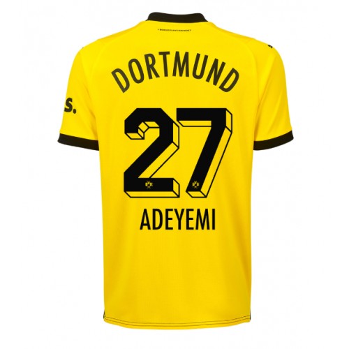 Borussia Dortmund Karim Adeyemi #27 Domaci Dres 2023-24 Kratak Rukav